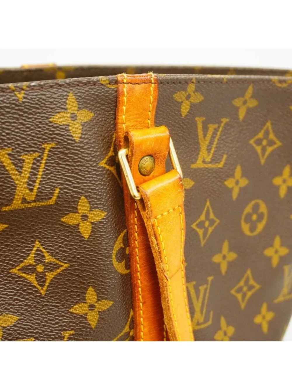 Louis Vuitton Tote Bag Monogram Sac Shopping Brown